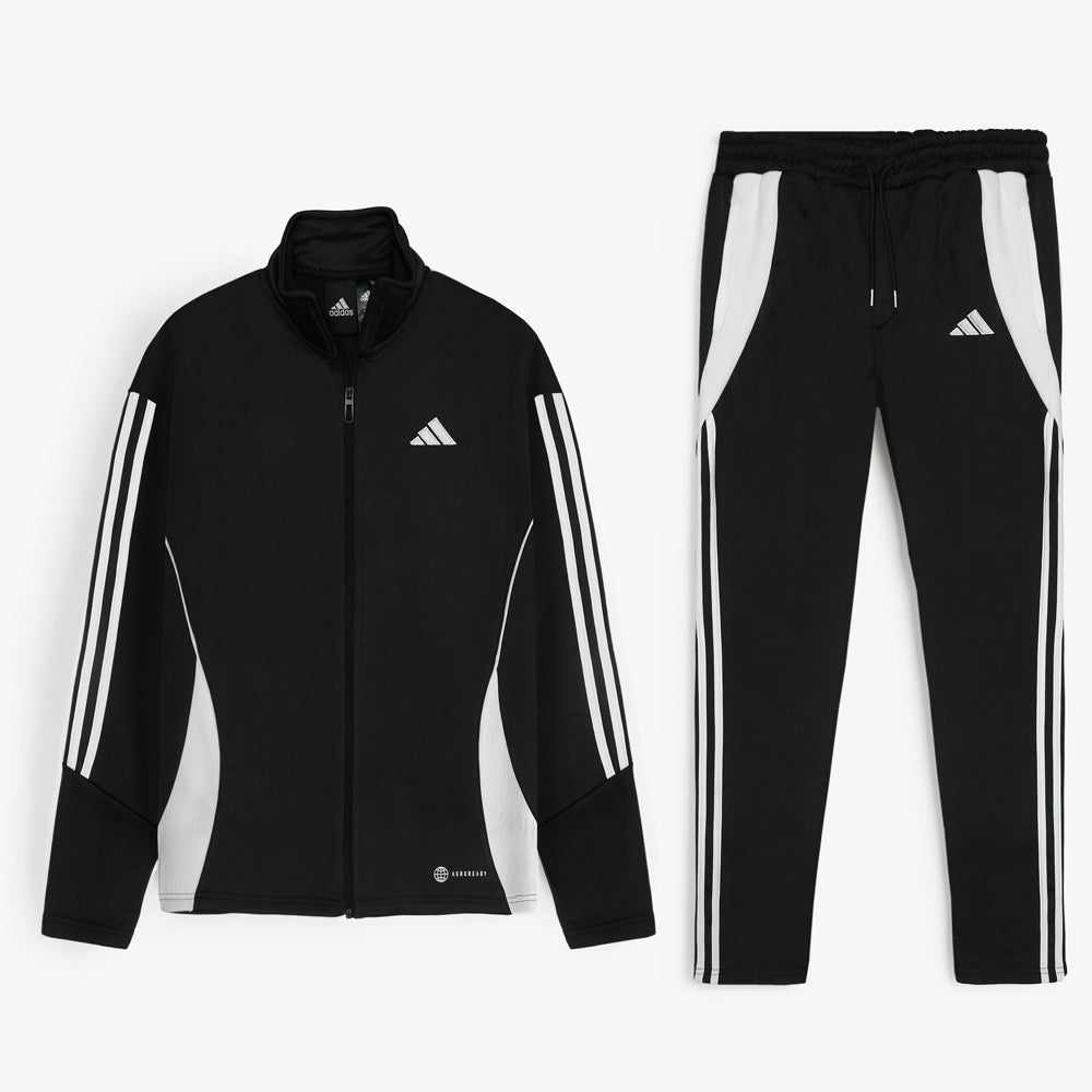 ADDAS Imported Tiro Piping Tracksuit (Black)