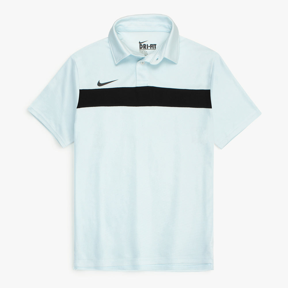 NKE PREMIUM MESH DRI-FIT PANALED POLO SHIRT (SKY BLUE)