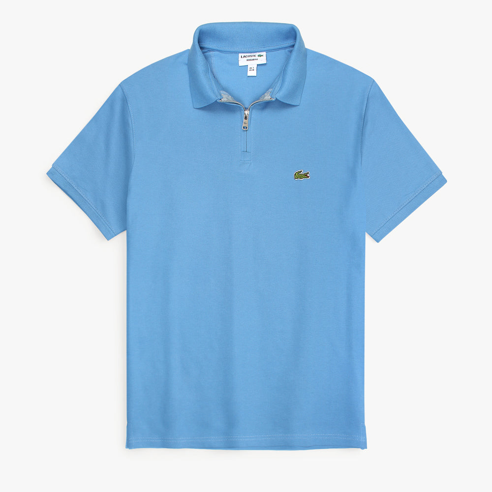 LCSTE Premium Zip Up Polo shirt (Sky Blue)