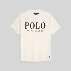 RL PREMIUM OVERSIZED WAFFLE LOGO PONY T-SHIRT (OFF-WHITE)