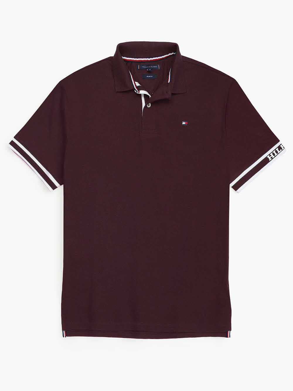 TH premium sleeve hlfgr polo shirt (Maroon)