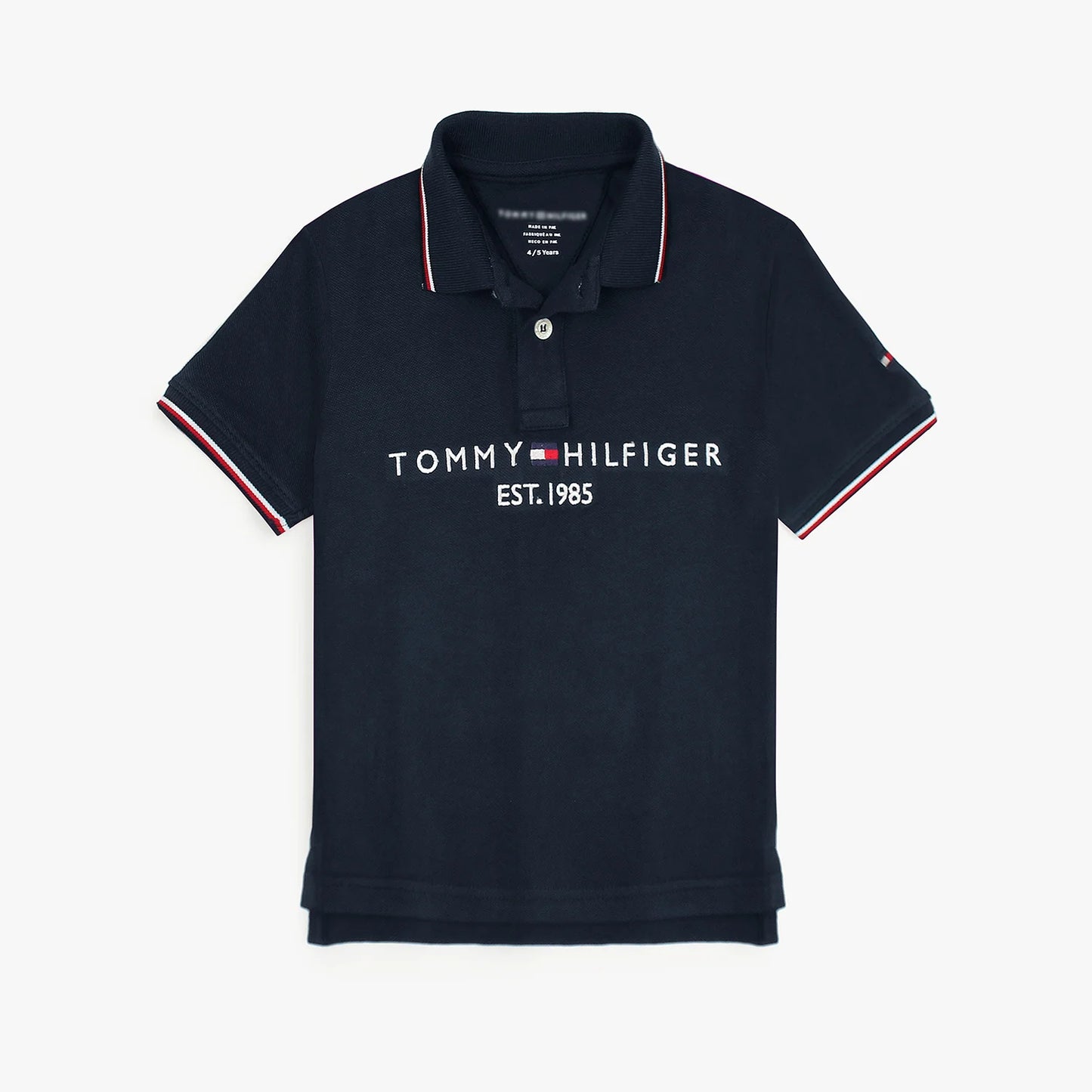 TH Kids Premium Tipping Polo Shirt (Navy Blue)