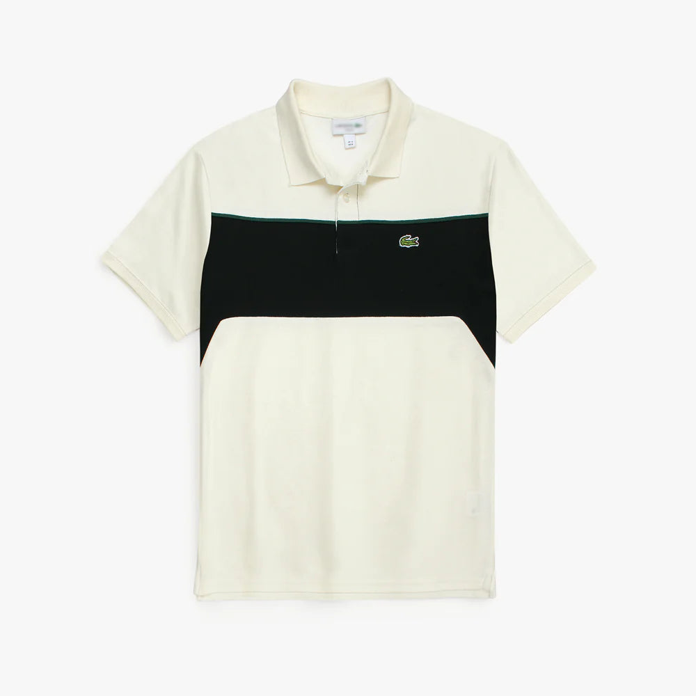 LCSTE MEN'S VINTAGE POLO (WHITE/BLACK)