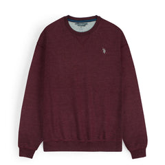 US PLO Original Cotton Fleece Sweatshirt (Maroon)