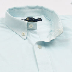 RL IMPORTED MEN'S OXFORD BUTTON CASUAL SHIRT (SKY BLUE)