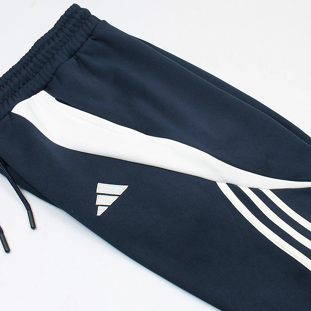 ADDAS Imported Tiro Piping Quarter Zip Tracksuit (Navy Blue)