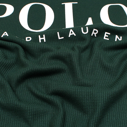 RL PREMIUM WAFFLE LOGO PONY T-SHIRT (GREEN)