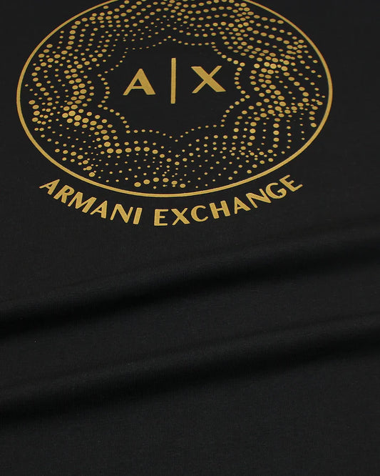 A-X IMPORTED MEN'S GOLD T-SHIRT (BLACK)