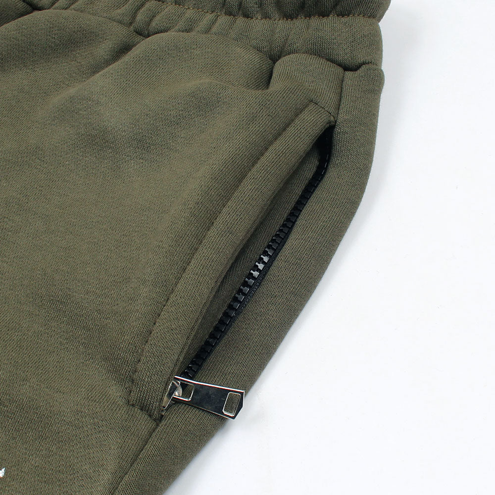 RL Premium Small Pony Cotton Fleece Trouser (Olive Green)