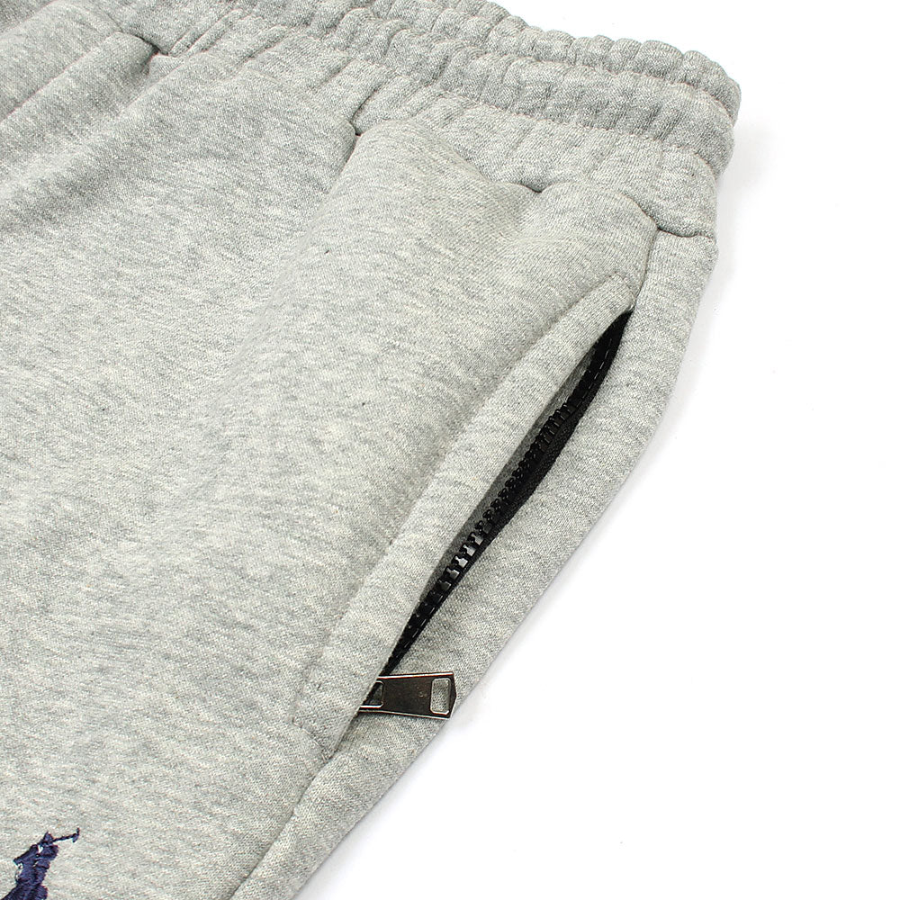 RL Premium Small Pony Cotton Fleece Trouser (Heather Grey)