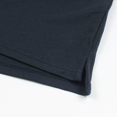 RL PREMIUM LEATHER BIG HORSE POLO SHIRT (NAVY BLUE)