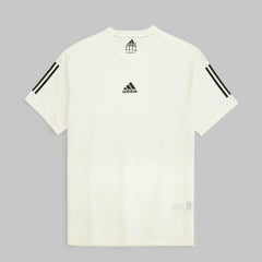 ADDAS Imported Mesh Shoulder Dri Fit T-Shirt (White)