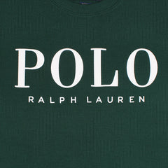 RL PREMIUM OVERSIZED WAFFLE LOGO PONY T-SHIRT (GREEN)