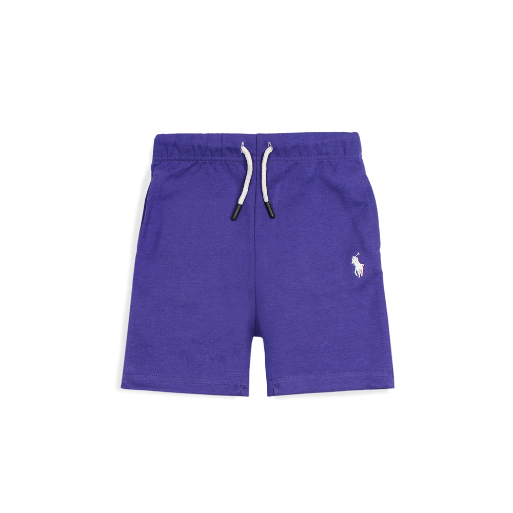 RL PREMIUM KID'S INTERLOCK SHORT (PURPLE)