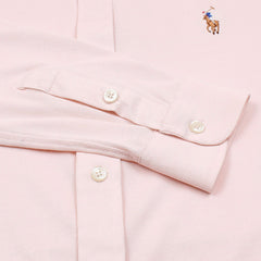 RL IMPORTED MEN'S OXFORD BUTTON CASUAL SHIRT (PINK)