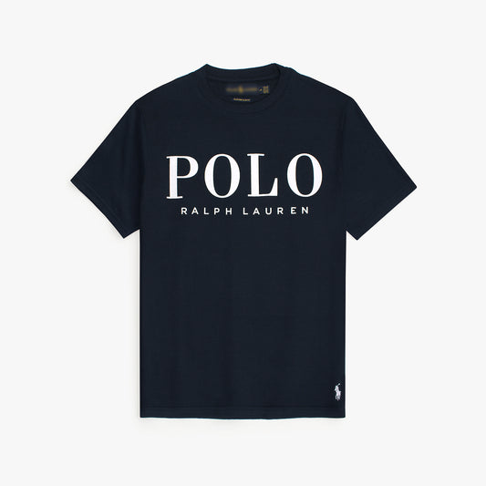 RL PREMIUM WAFFLE LOGO PONY T-SHIRT (NAVY BLUE)