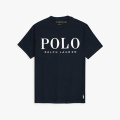 RL PREMIUM OVERSIZED WAFFLE LOGO PONY T-SHIRT (NAVY BLUE)