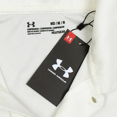 UA Imported Mesh Dri Fit Polo Shirt (Off-White)