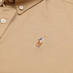 RL IMPORTED MEN'S OXFORD BUTTON CASUAL SHIRT (KHAKI)