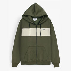 LCSTE Imported Cotton Fleece Zipper Hoodie (Olive&Stone)