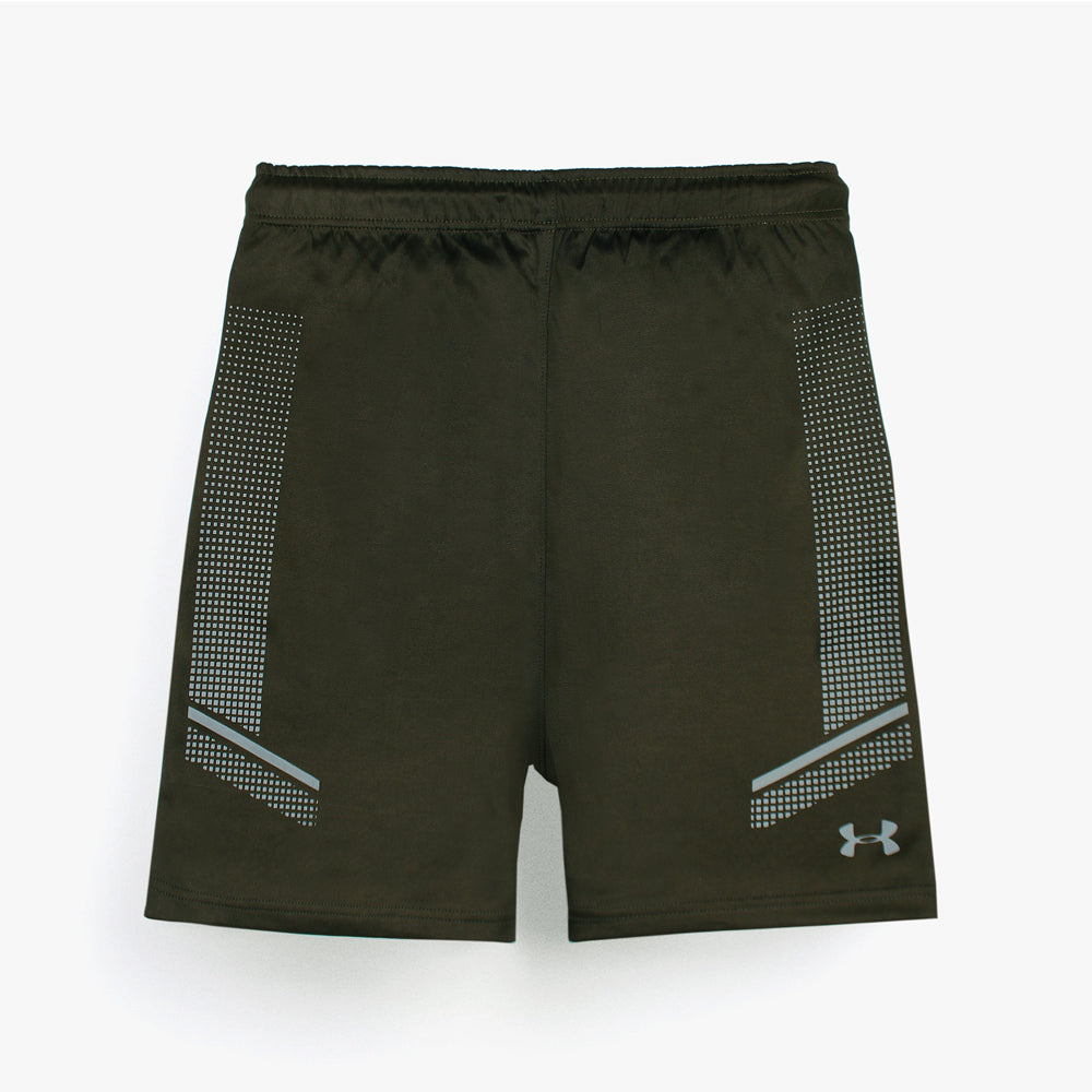 UA Premium Dri-Fit Woven Graphic Short (Military Green)