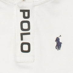 RL Kids Premium Placket Polo Shirt (White)