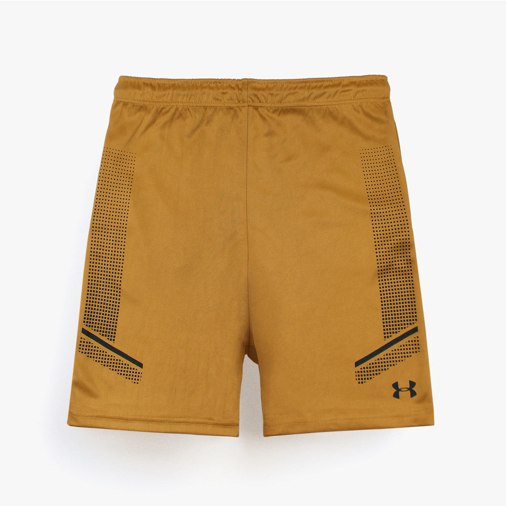 UA Premium Dri-Fit Woven Graphic Short (Mustard)