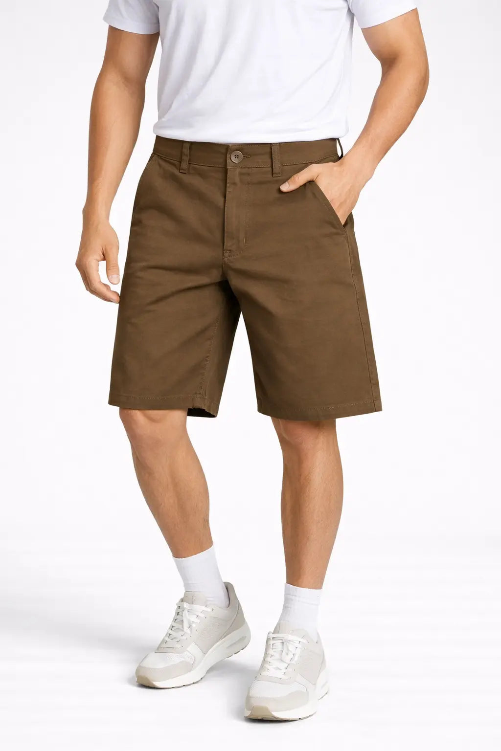 Z.A.R.A Premium Four Pocket Cotton Short (Brown)