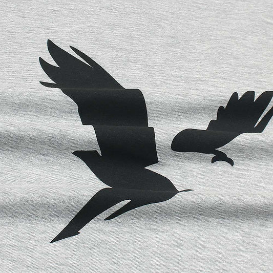 Amrcn Eagle Premium Cotton T-Shirt (Heather Grey)