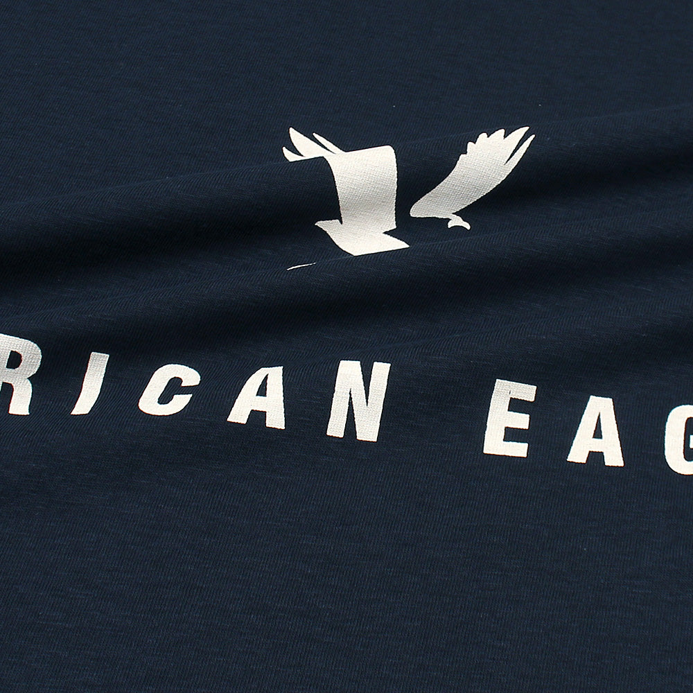 Amrcn Eagle Premium S/L Cotton T-Shirt (Navy Blue)