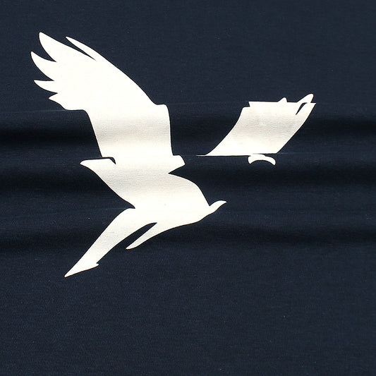 Amrcn Eagle Premium Cotton T-Shirt (Navy Blue)