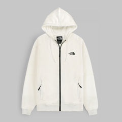 NF Imported Polyester Fleece Tracksuit (White)