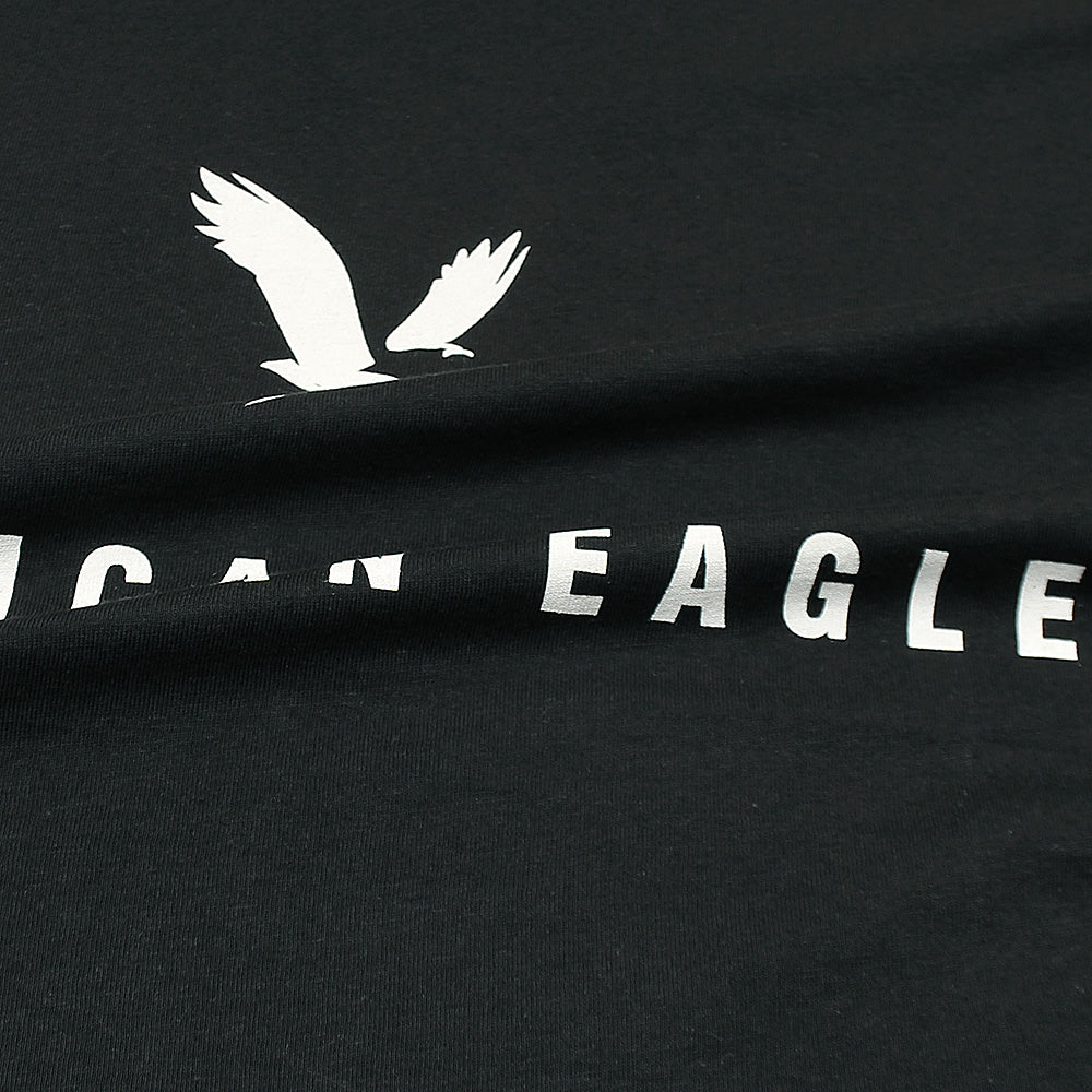 Amrcn Eagle Premium S/L Cotton T-Shirt (Black)