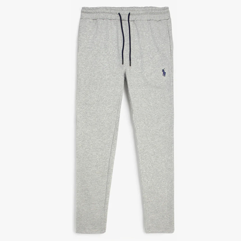 RL Premium Small Pony Cotton Fleece Trouser (Heather Grey)