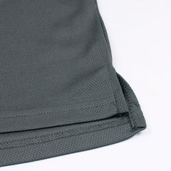 NKE PREMIUM MESH DRI-FIT PANALED POLO SHIRT (GREY/BLACK)