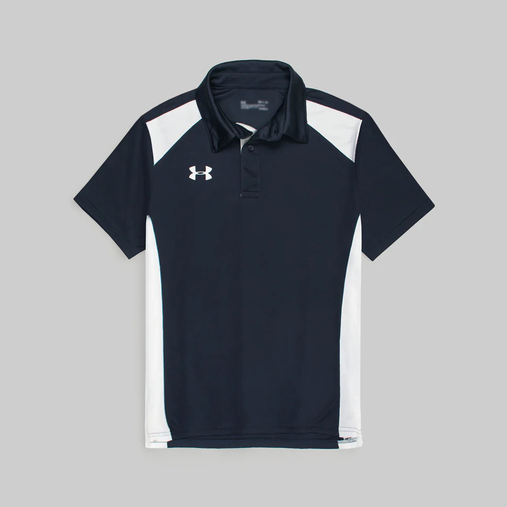 UA PREMIUM DRI-FIT HEATGEAR POLO SHIRT (NAVY BLUE)