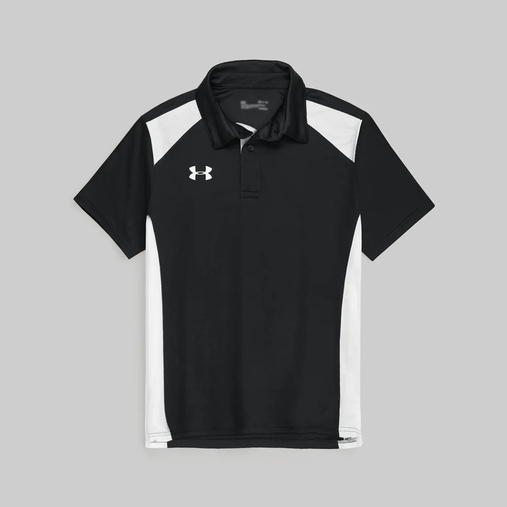 UA PREMIUM DRI-FIT HEATGEAR POLO SHIRT (BLACK)