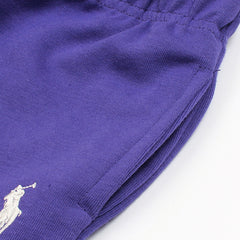 RL PREMIUM KID'S INTERLOCK SHORT (PURPLE)