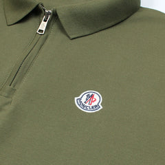 MNCLR Premium Zip Up Polo shirt (Olive Green)