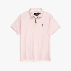 RL PREMIUM MEN'S MULTI ZIPPER POLO SHIRT (POWDER PINK)