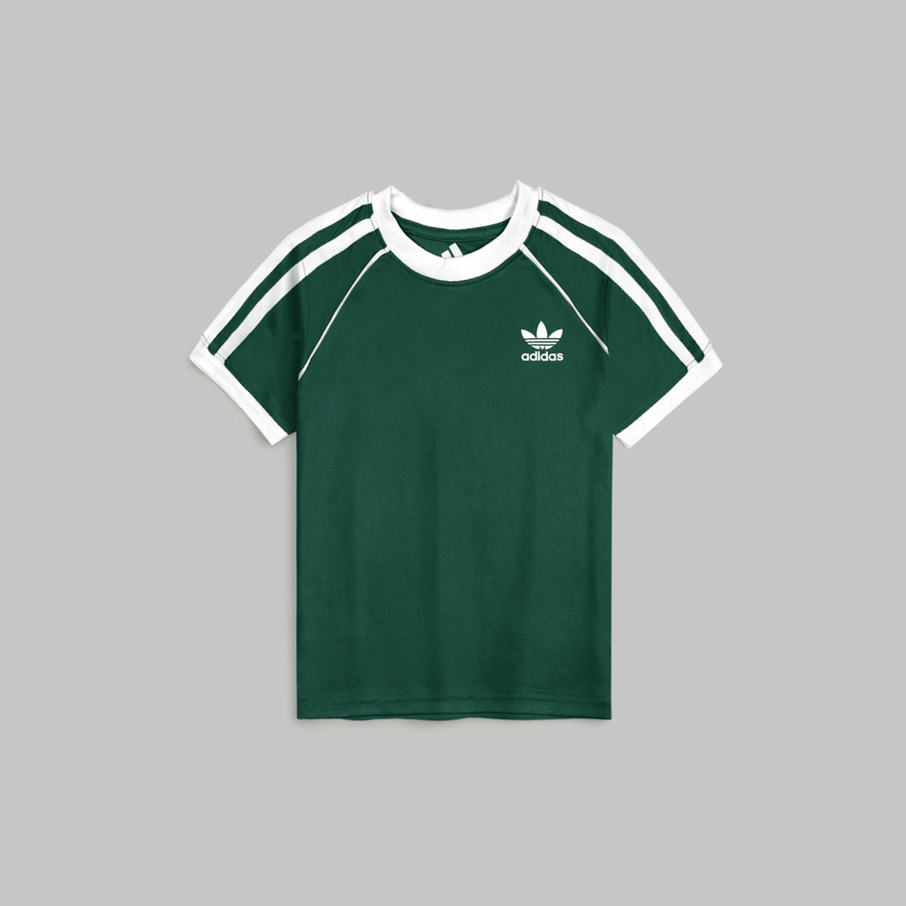 ADDAS PREMIUM KIDS PIPING DRIFIT T SHIRT (GREEN)