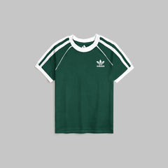 ADDAS PREMIUM KIDS PIPING DRIFIT T SHIRT (GREEN)