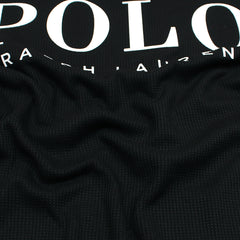 RL PREMIUM OVERSIZED WAFFLE LOGO PONY T-SHIRT (BLACK)