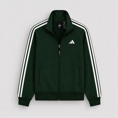 ADDAS EDGE LINE POLYESTER FLEECE TRACKSUIT (GREEN)