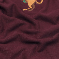 GRDNO Premium Napoleon Cow Boy Polo Shirt Maroon