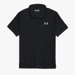 UA Imported Mesh Dri Fit Polo Shirt (Black)