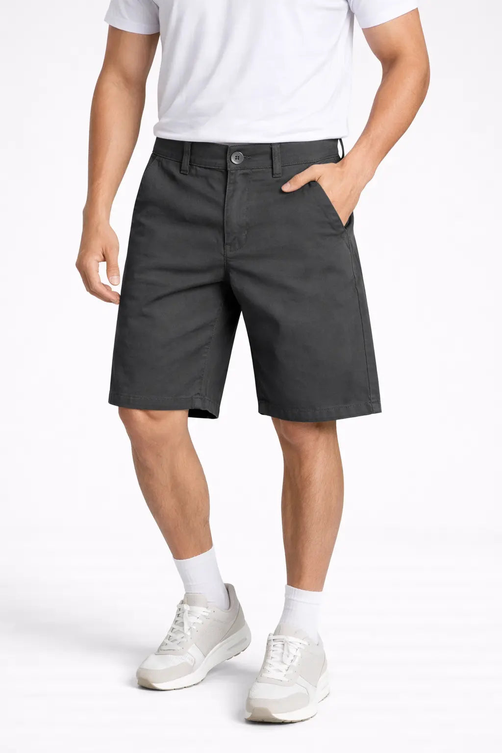 Z.A.R.A Premium Four Pocket Cotton Short (Grey)
