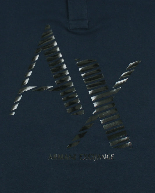 A-X Imported Polo (Navy Blue)