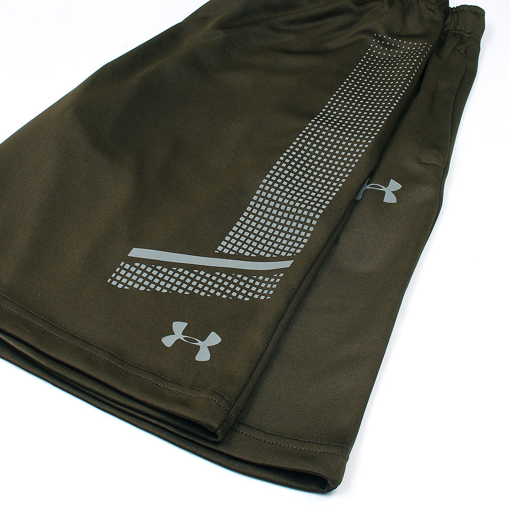 UA Premium Dri-Fit Woven Graphic Short (Military Green)