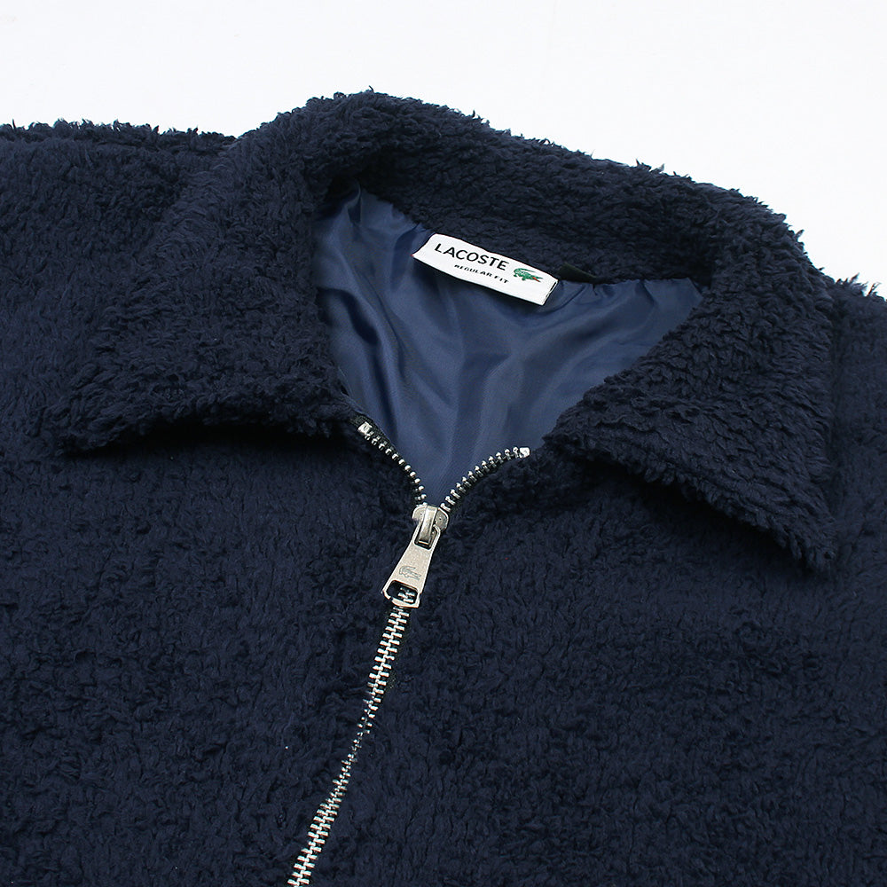 Lcste Imported Sherpa Zipper Jacket (Navy Blue)